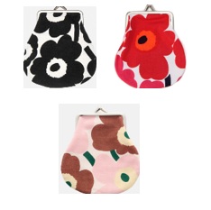 【10/1価格改定前に！】marimekko　　PIENI KUKKARO　がま口 財布 　1個から購入可能！