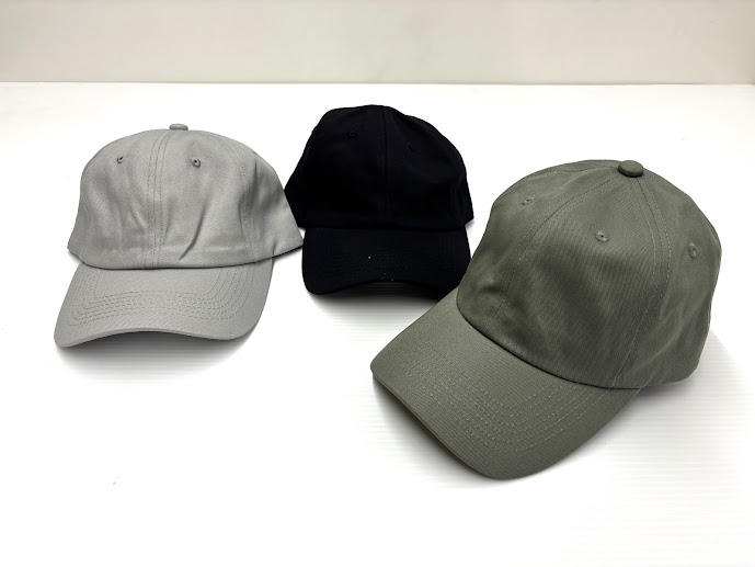 ツイル無地キャップ　24個入り