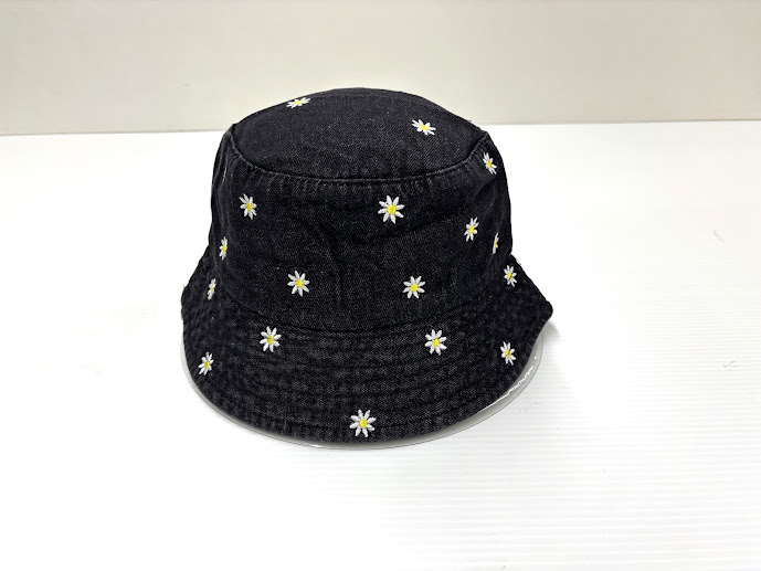 花刺繍デニムハット　15個入り