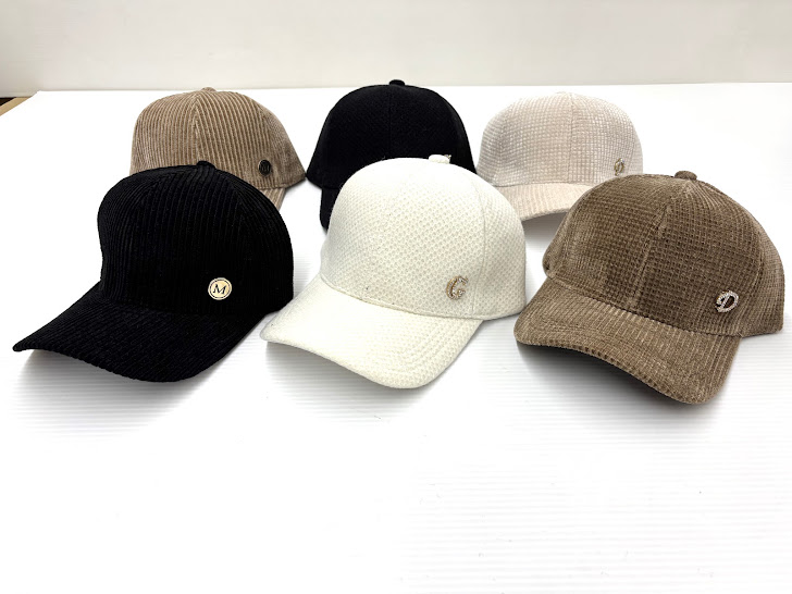 婦人コーディロイキャップ　12個入り