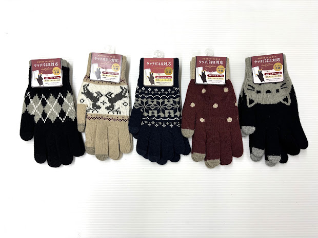 婦人ニット手袋　30個入り