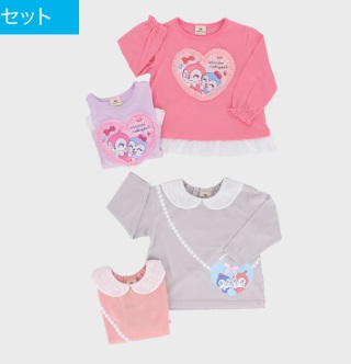 アンパンマン長袖Ｔシャツ　2柄　8枚入り