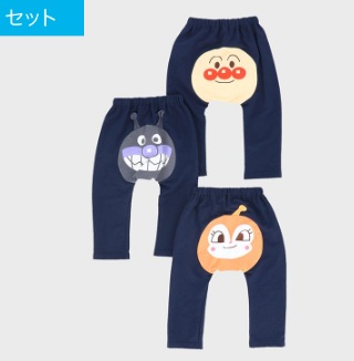 アンパンマンモンキーパンツ　6枚入り