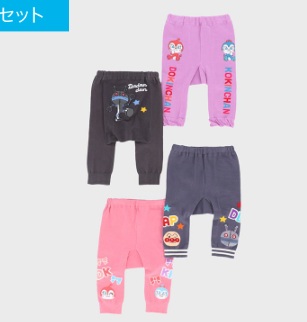 アンパンマンニットパンツ　2柄　8枚入り