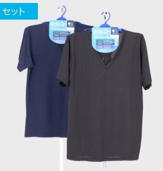 エステルベアメッシュ半袖Ⅴ首Ｔシャツ　20枚入り