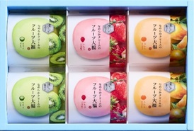 凍らせて食べるなめらかクリームのフルーツ大福　6号　6箱入り