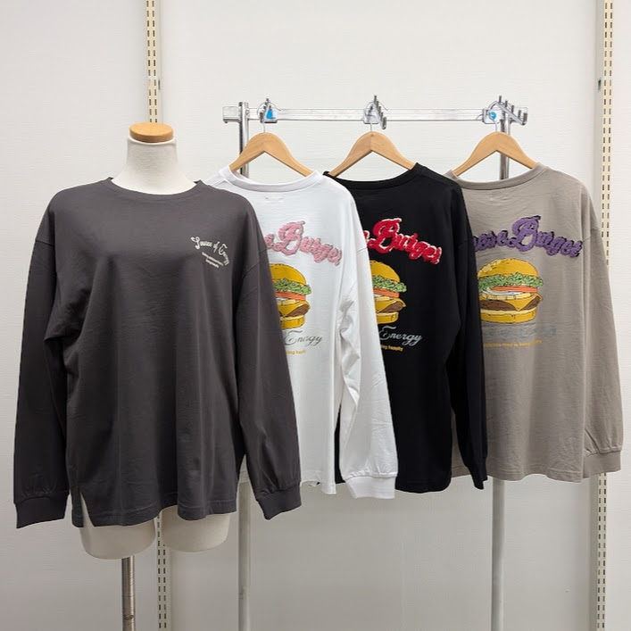 大寸天竺長袖Tシャツ　16枚入り