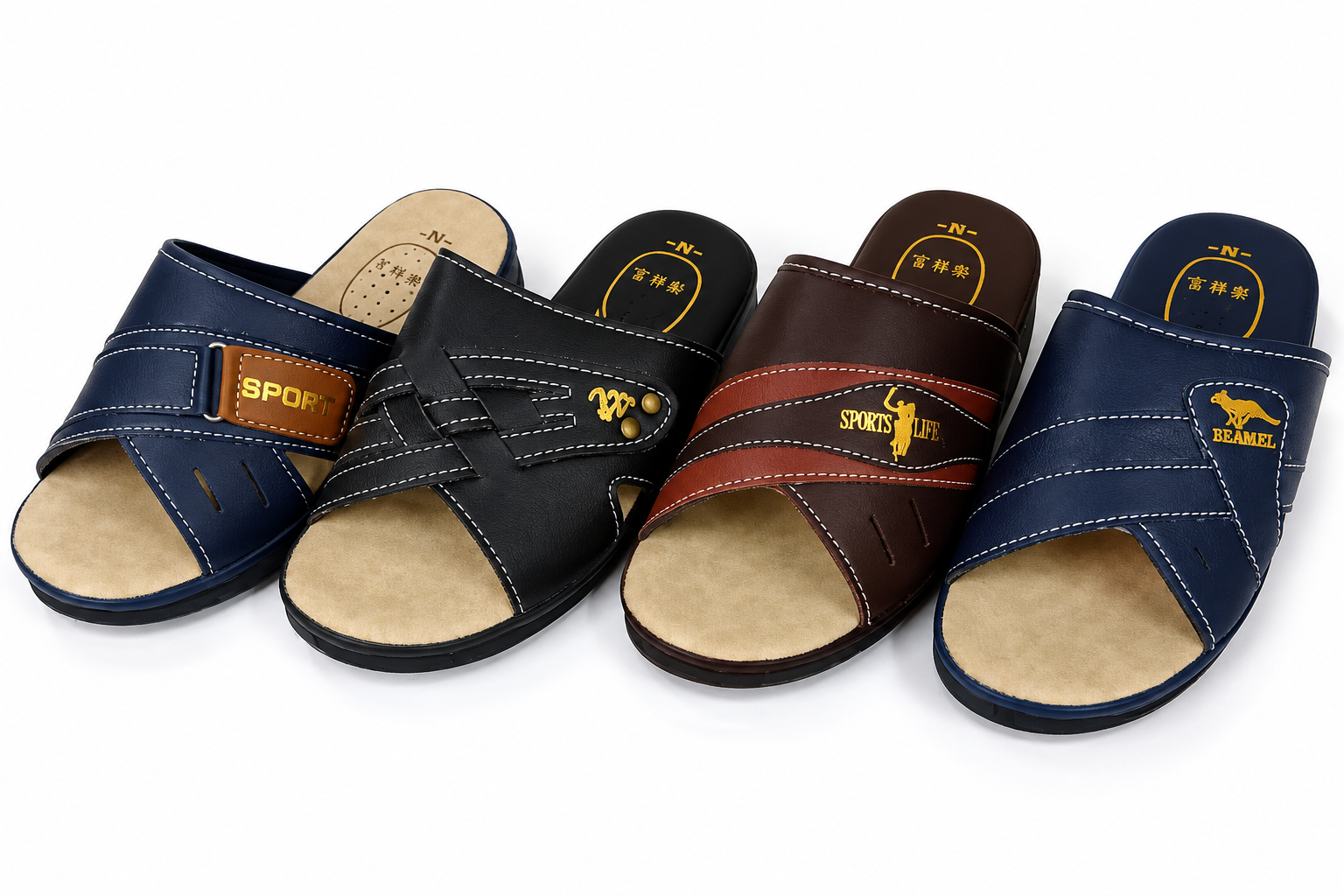 紳士活性炭ヘップサンダル(前開き) 40足入り