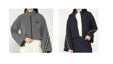 【Kappa】カッパ　レディス　ピンストライプトラックジャケット　20枚入り