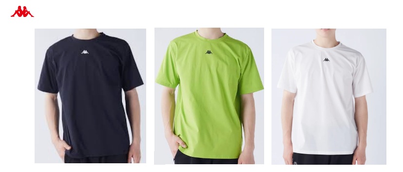 【KAPPA】カッパ　メンズ　ロゴトレーニングTシャツ　20枚入り