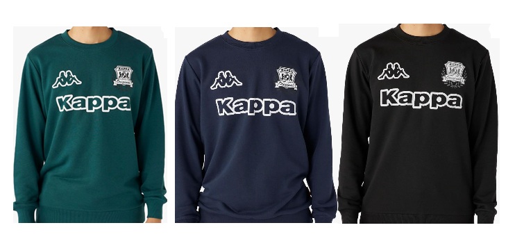 【KAPPA】カッパ　 メンズ　フロントロゴ サッカーデザインスウェットシャツ　20枚入り