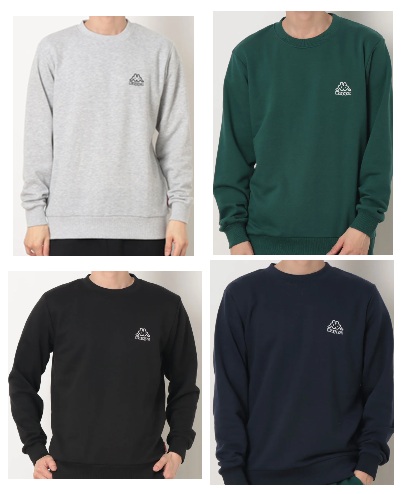 【KAPPA】カッパ　 メンズ　クルーネックスウェット 　20枚入り