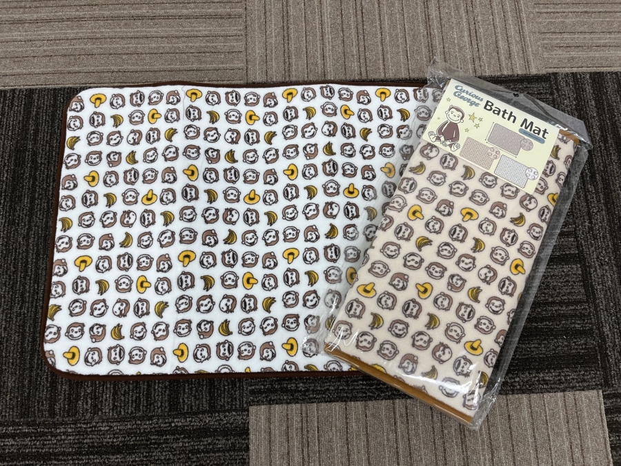 【特価】おさるのジョージ　バスマット　36個入り