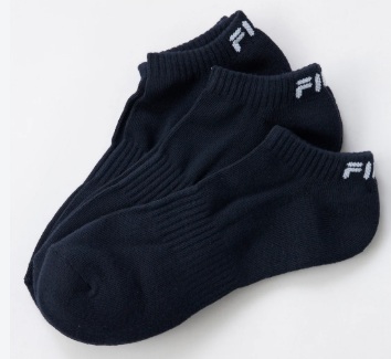 【FILA　GOLF】フィラ　メンズ　 3P　ソックスアンクル　20個入