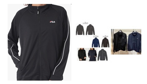 【ＦＩＬＡ】フィラ　レディス　ジャージジャケットスタンドカラー フルジップ 　12枚入り