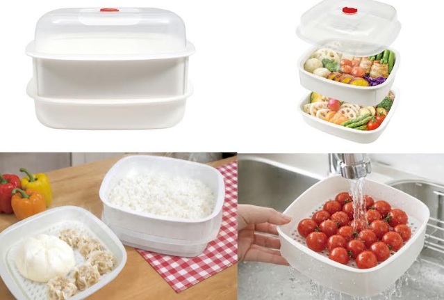レンジで使える 2段せいろ　24個入