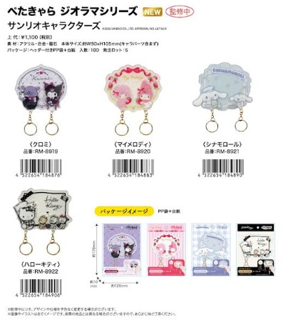 サンリオ　ぺたきゃら　ジオラマシリーズ　65個入