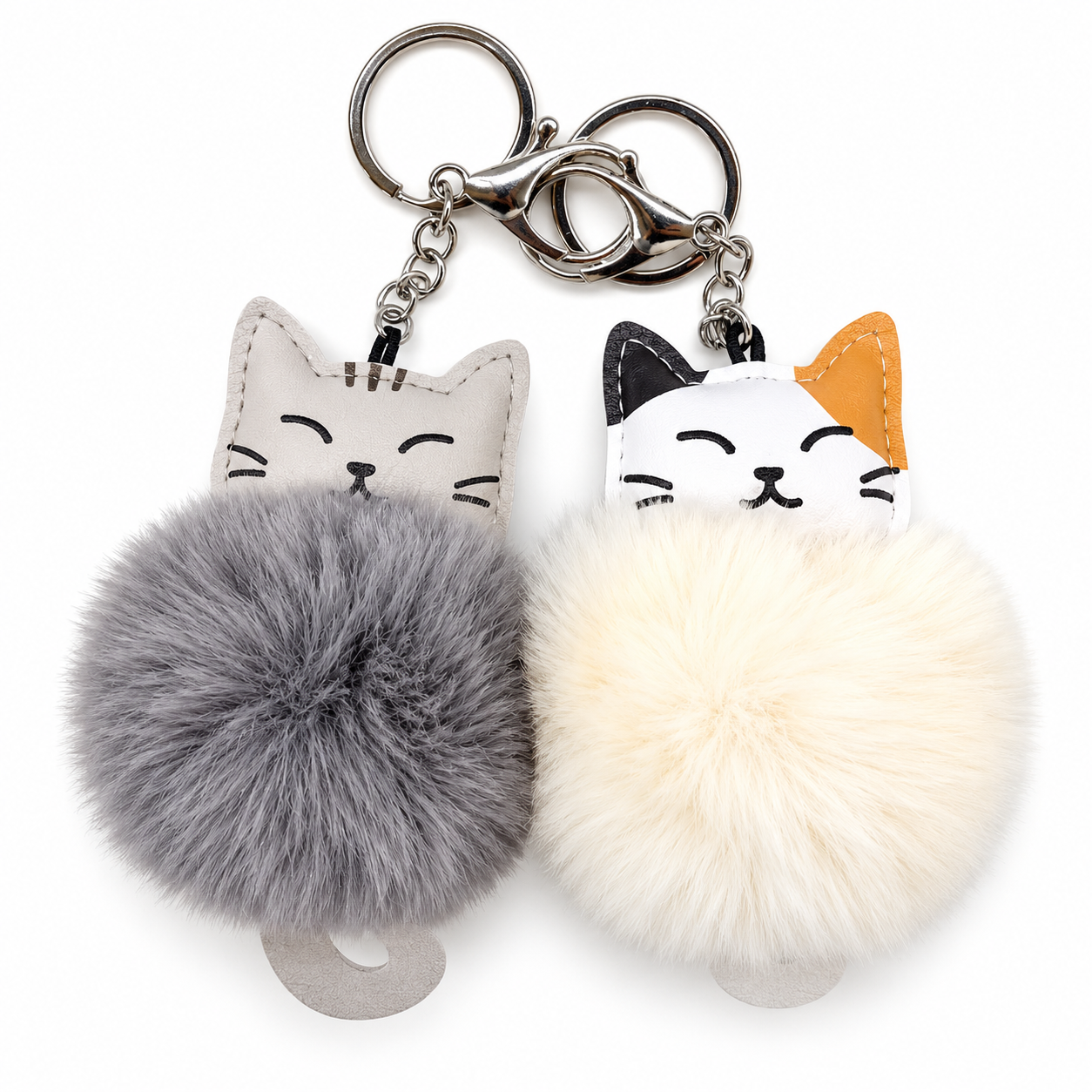 まるふわ猫ちゃんチャーム　24個入り