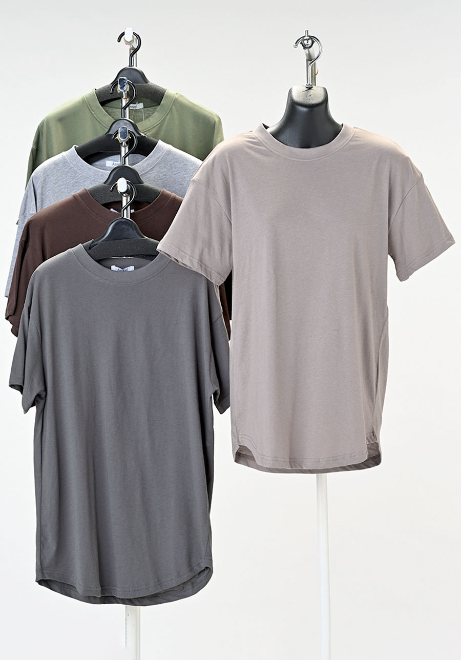 レディース　天竺無地Tシャツ/裾ラウンド　30枚入り　1003696601