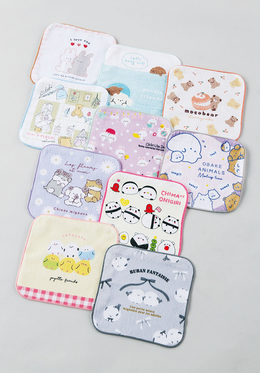 目玉商品！！女柄　ミニタオル　100枚入り　1004095841