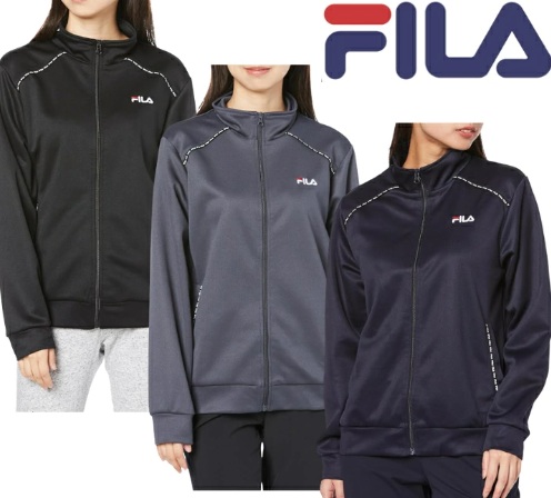 【FILA】フィラ　レディース　 スタンド ジャージ トラック ジャケット　12枚入り