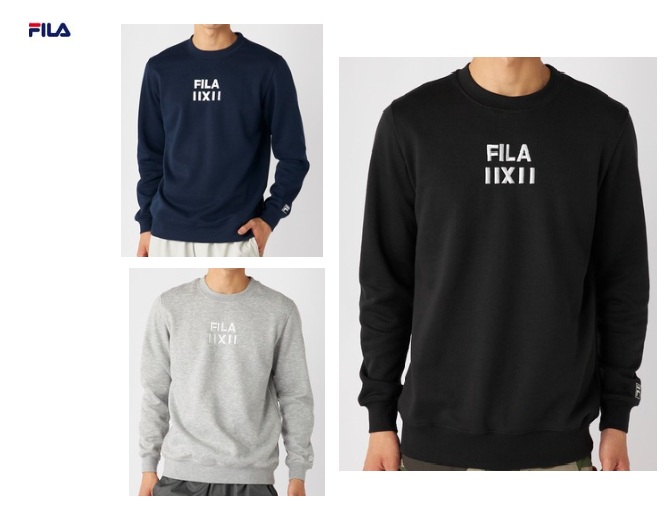 【FILA】フィラ　メンズ　裏パイル 裏起毛 スウェッ　12枚入り