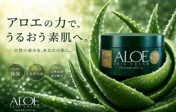 【日本製】アロエ　スキンクリーム　200g　144個入り
