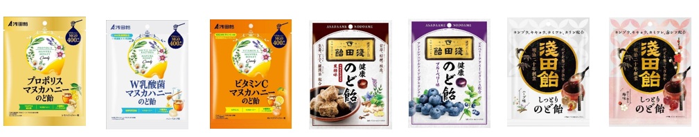 浅田飴　のど飴　7種　240個入り