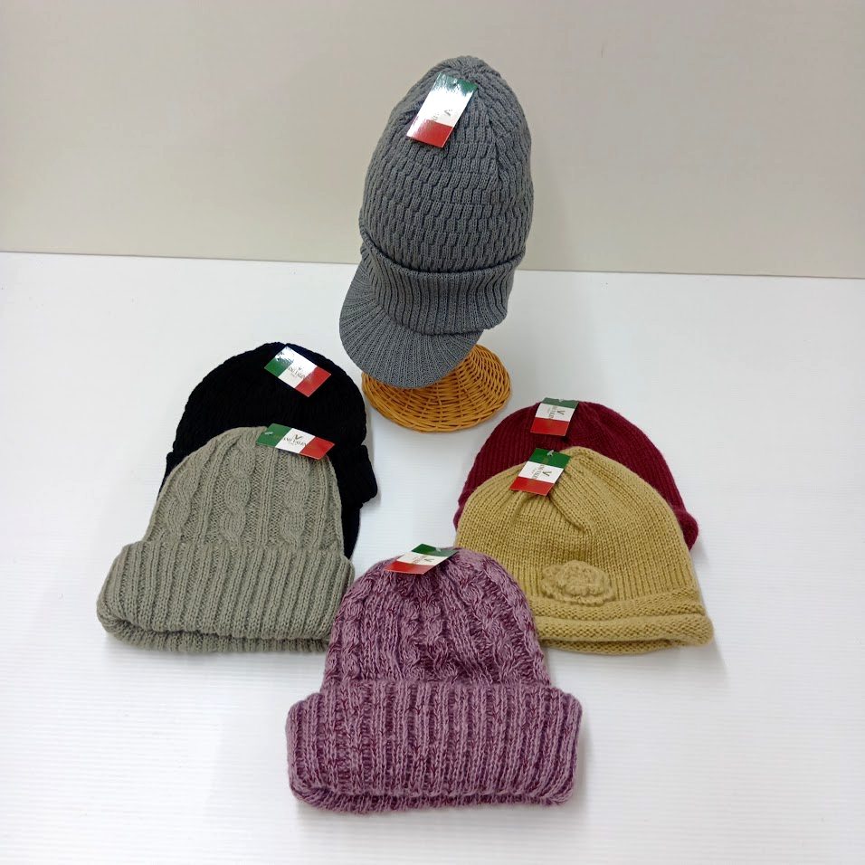【バレンチノ】婦人ニットキャップ　24個入り