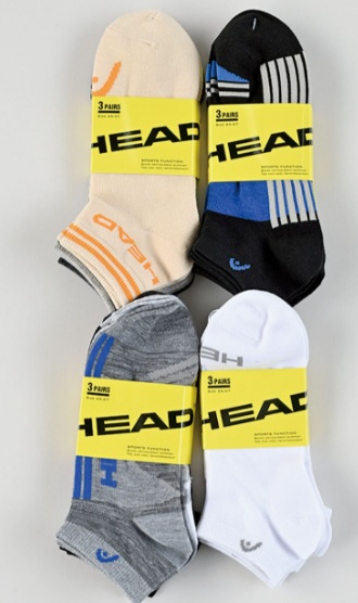 紳士　HEAD　スニーカーソックス3P　40個入り