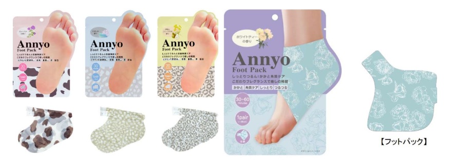 Ａｎｎｙｏ（アンヨ） フットパック　　2種　72個入り