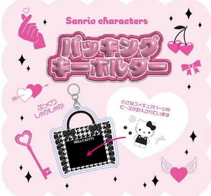 9月入荷です！サンリオ　パッキング　キーホルダー　全5種アソート　70個入 RM--8938～RM-8942
