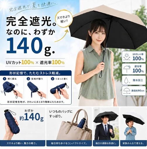 Libra 形状記憶UV折りたたみ傘　全4色アソート　30本入り 4582399417110・4582399417103・4582399417127・4582399417134