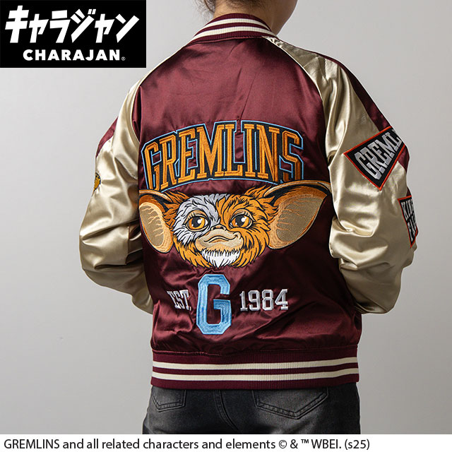 【キャラジャン】グレムリン ビッグイヤー スカジャン(L)/(3L) 売り場映え抜群！1枚から購入OK