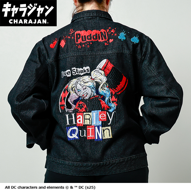 【キャラジャン】DC ハーレイ・クイン ハーレイ・クイン「ラブスティンクス」 ジージャン 売り場映え抜群！1枚から購入OK