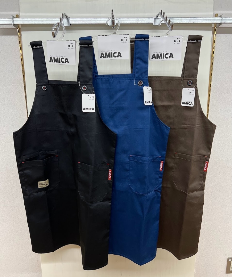 売れてます!!文化祭シーズン!!E/Cツイル無地H型ワークエプロン 15枚入り