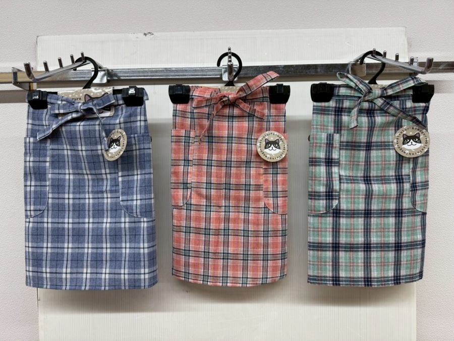 売れてます‼文化祭シーズン‼先染め格子ギャルソン 　エプロン　30枚入り