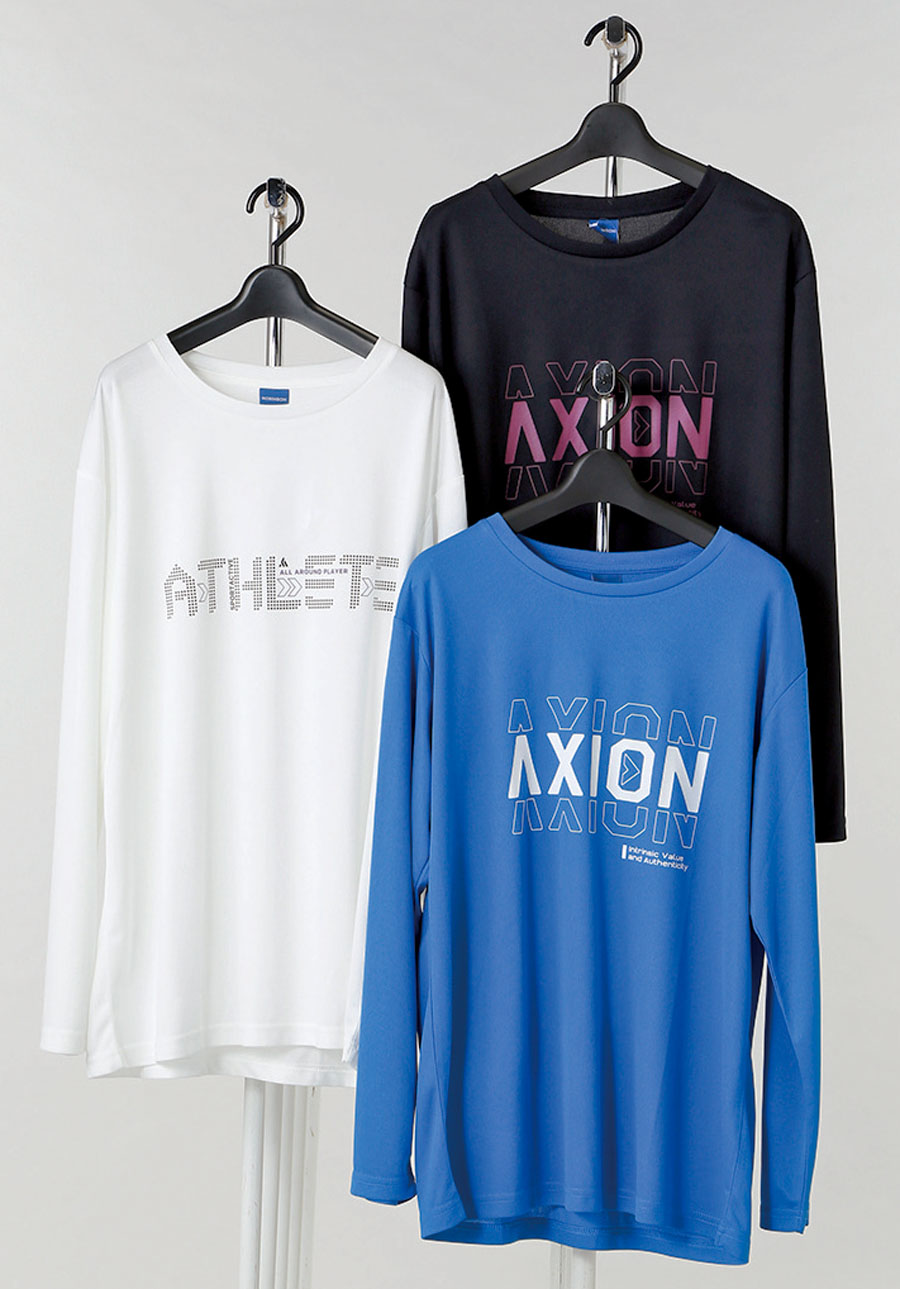 DRYメッシュ　長袖プリントT　24枚入り