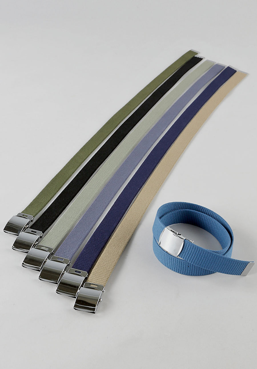 【M寸】国産綿GI作業ベルト32mm　30本入り　アソートセット　100cm
