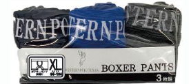 WESTERN POLO TEXAS　メンズ　ニットボクサーパンツ 3P　杢　３組９枚セット
