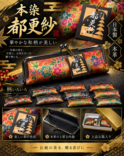 35個のみ★都更紗印鑑ケースRS-82