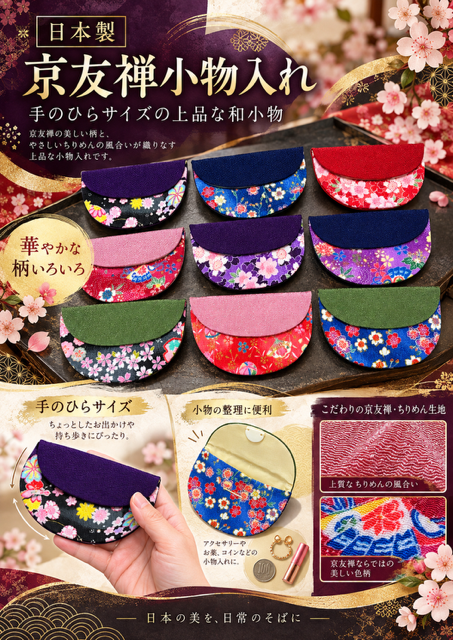 110個のみ★京友禅小物入れRS-130